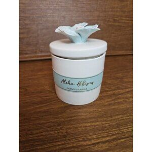 Aloha Hibiscus Candle *Broken Petal on Lid*
